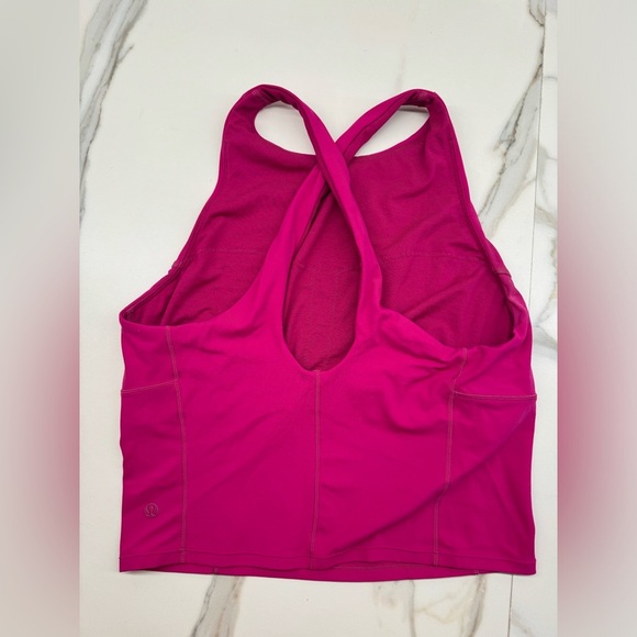 Lululemon Key to Balance Tank with built in shelf bra - ripened raspberry - Picture 5 of 6
